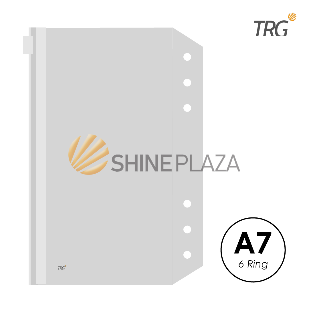 TRG Zipper Plastic Pocket Binder Note Divider B5 A5 A6 A7 DIV-13 - Pouch Pembatas Plastik Loose Leaf Tempat Alat Tulis TRG