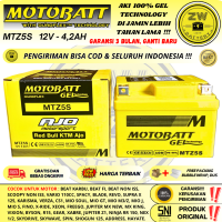 AKI MOTOR BEAT VARIO 110 SCOOPY SPACY REVO MOTOBATT MTZ5S ORIGINAL - AKI KERING GEL BERGARANSI