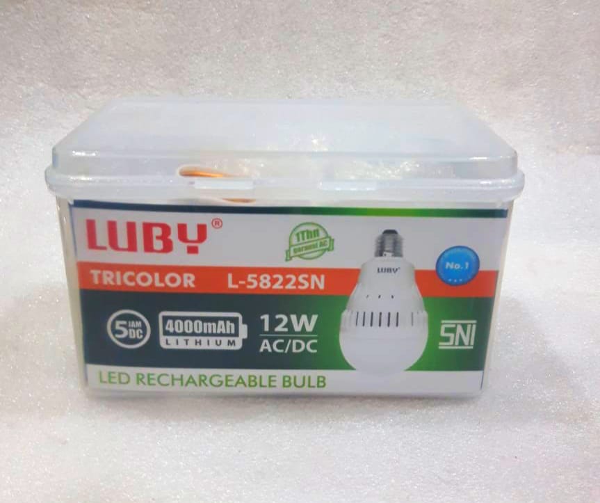 Luby L-5822SN 12 Watt Tricolor Lampu Emergency SNI