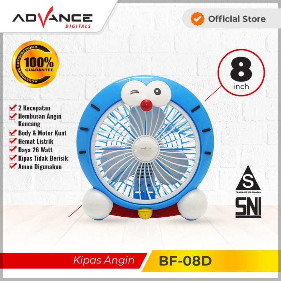 Advance BF-08 Kipas Angin Karakter Garansi Resmi Advance 1 Tahun