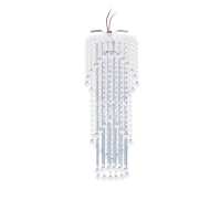 EELIC LHG-253 Lampu hias gantung akrilik transparan dengan hiasan manik crystal dan stik bola crystal