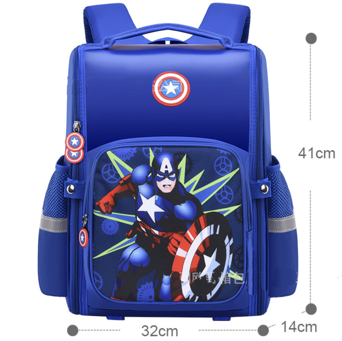 WWH16 Tas Anak Sekolah SD Ransel Spiderman Captain Backpack Murah TKM