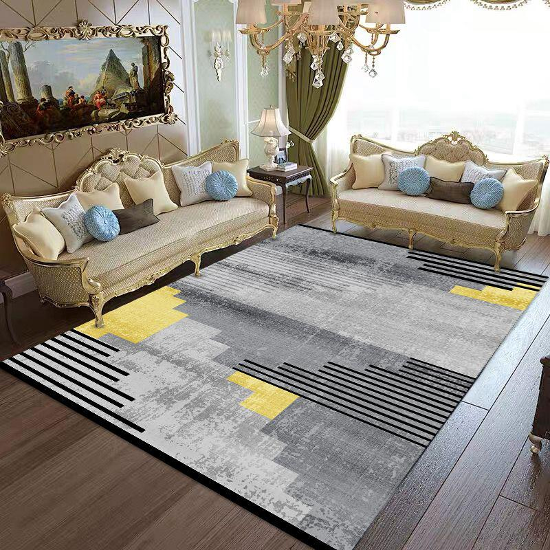 Karpet Lantai Gaya Eropa Minimalis 150x200 / 200x300 Bahan Lembut Anti Slip Untuk Ruang Tamu Kamar Tidur Import Premium