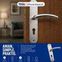 Handle Pintu Stainless ZN-HL-010 Gagang Pintu Set Tahan Karat -Tidy
