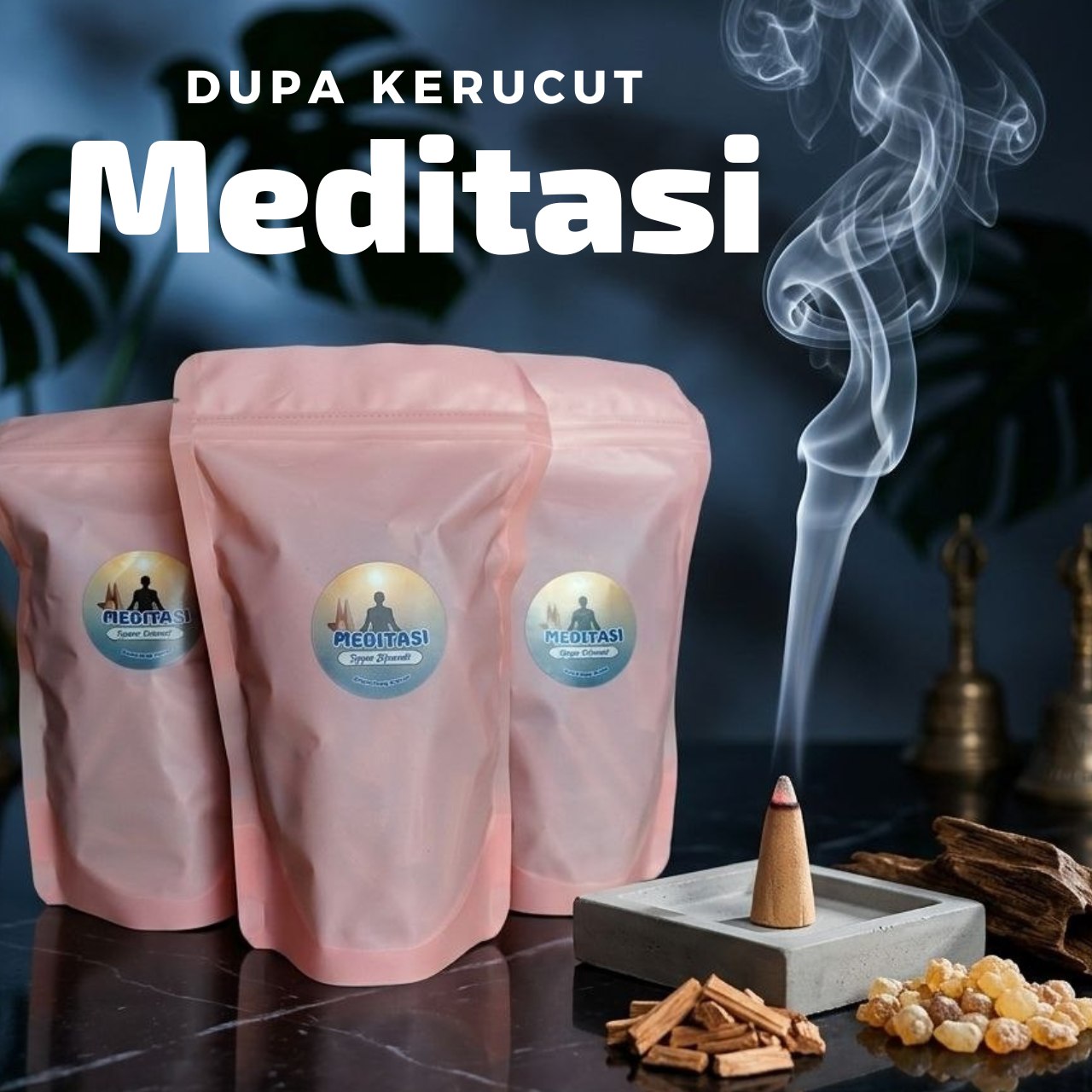 Dupa Hio Wangi Aromaterapi Buhur Kerucut JASMINE/DUPA ARAB MALAYSIA/aroma terapi bakar isi 50pcs