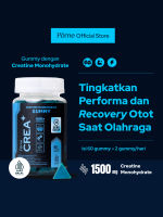 Pome CREA+ (Made with Creapure) 1 Botol - High Protein Creatine Gummy with Vitamin B12 D3 and Zinc (Tingkatkan performa atletik & percepat recovery setelah latihan)