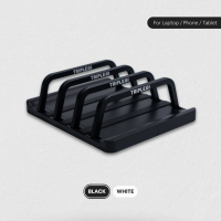 TRIPLEDI Laptop Holder Vertical 3 Slots TD1201 Stand Aluminium Phone Tablet Dudukan Notebook 17.3 Inch Adjustable