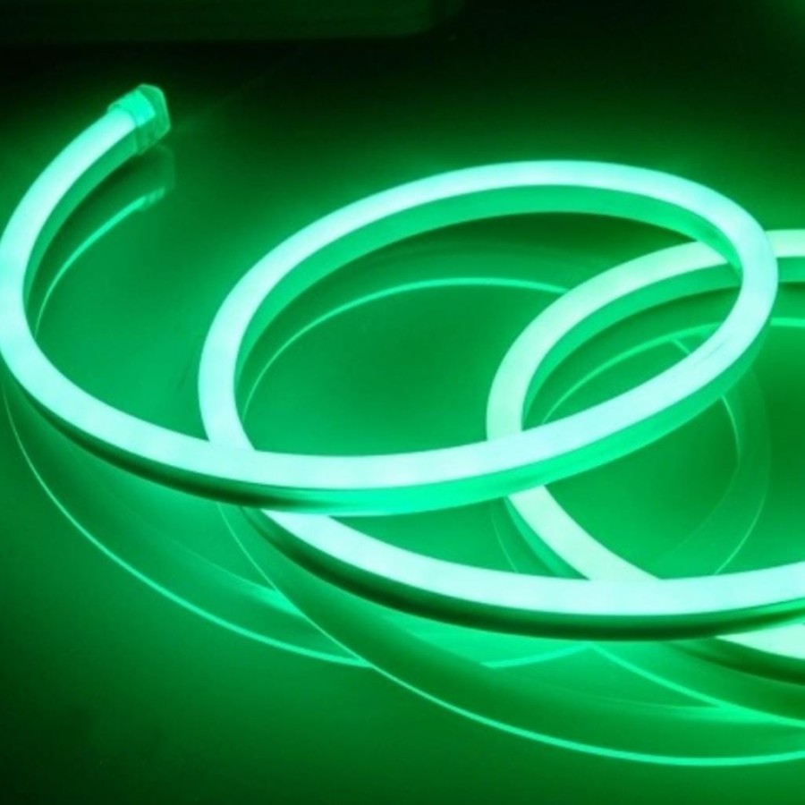 Lampu Neon Flex LED Selang Flexible Sign Strip Fleksibel BLUE 10 meter + FREE 1 SOKET
