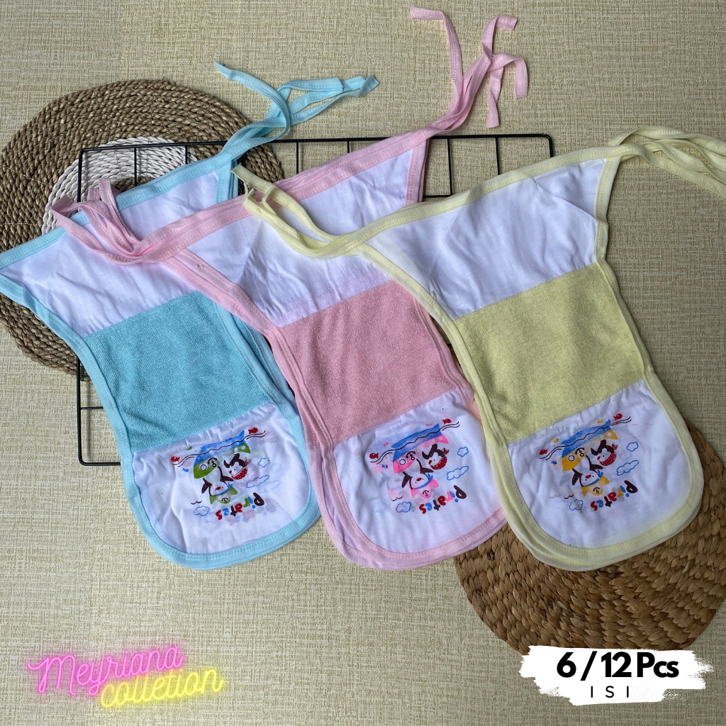 1 Lusin Popok Sambung Handuk Bayi Baru Lahir / 12 Pcs Popok Bayi Tali sambung Handuk SNI