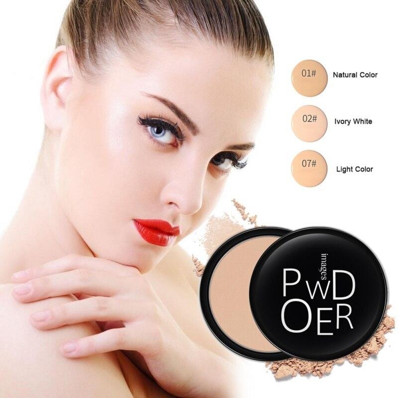 IMAGES Compact Powder Oil Control Matte Makeup Setting Pressed Powder Face Make Up Bedak Padat