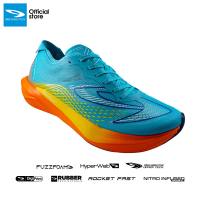 910 Nineten HAZE STRIKE PRO Sepatu lari - Biru Cyan/Jingga/Kuning