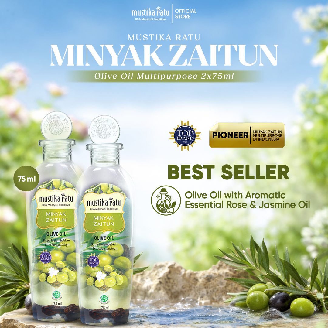 Mustika Ratu Twinpack Minyak Zaitun 75ml BEST SELLER