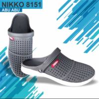 NIKKO 8151 WARNA BERVARIAN/SANDAL SEPATU SELOP KARET PRIA TERLARIS BAHAN PVC ANTI SLIP SIZE 39-43/SEPATU KERJA/SEPATU KULIAH/SELOP KARET BUKAN CROCS TERLARIS/SANDAL MURAH BERKUALITAS