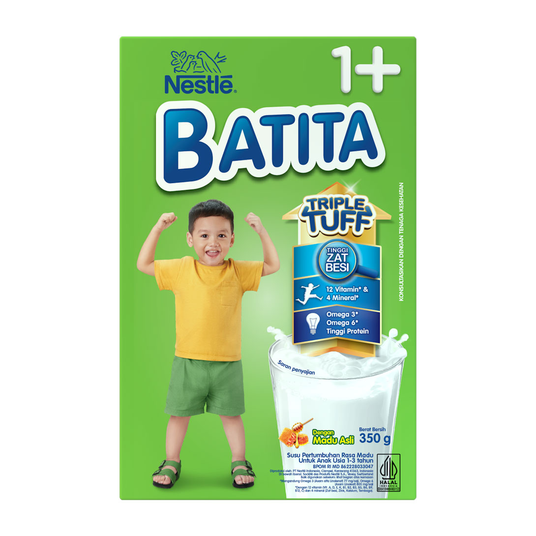NESTLE BATITA 1+ Rasa Madu Susu Pertumbuhan Anak 1-3 Tahun Box 850g