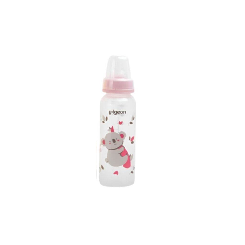 Botol Susu Bayi Pigeon 240ml Standard Peristaltic Nipple - Dot Bayi Bulat dengan ulir - Dot Pigeon (Seri Buah / New Animals Series)