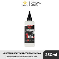 MENZERNA Heavy Cut Compound 1000 TESTER IMPROVED FORMULA Kompon Kasar Hemat Kumpon Murah Abrasif Tinggi Obat Poles Penghapus Bekas Amplas High Gloss Compon Penghilang Baret Dalam Pengkilap Body Motor Mobil Penghapus Kusam Kerak Air Jamur