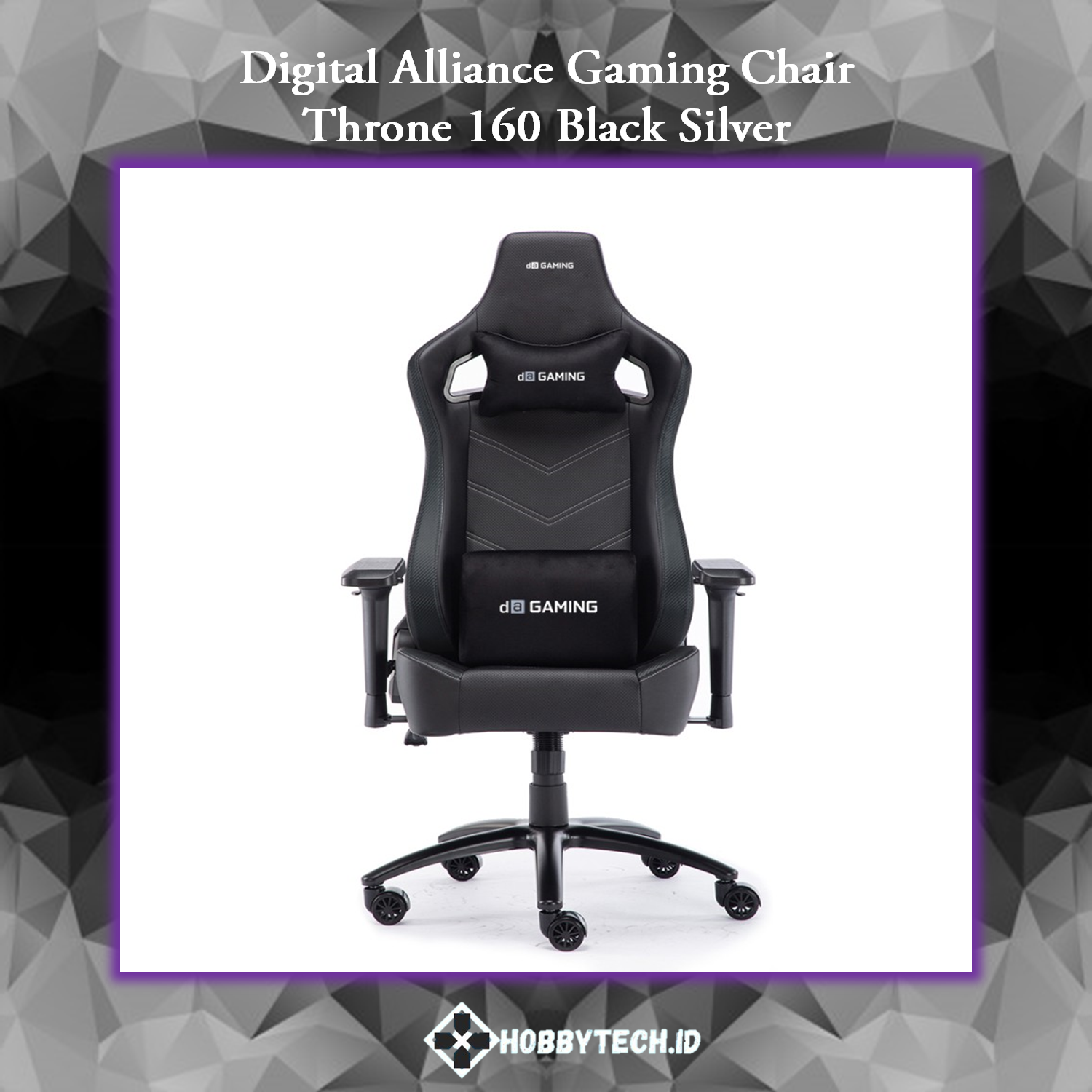 Digital Alliance Gaming Chair Throne 160 Black Silver