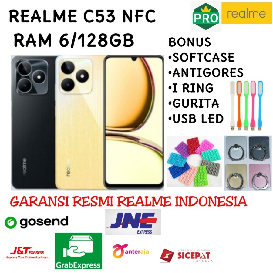 HP REALME C53 RAM 6/128GB NFC GARANSI RESMI