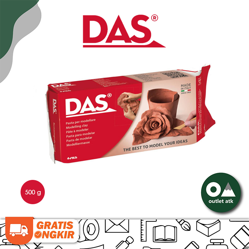 Tanah Liat Das Terracota 500g Modeling Clay Coklat