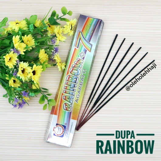 Dupa Haji Rainbow AGARBATTI Surrati/Surati Buhur India Stik Lidi