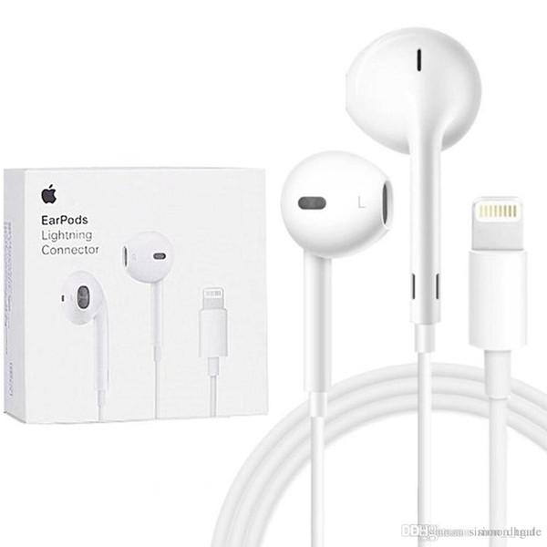 100% ORIGINAL APPLE EARPODS IPHONE 11 PRO 7 8 X XR XS MAX PLUS AIRPODS EARPHONE LIGHTNING CONNECTOR HEADSET 100% original apple earpods iphone 11 pro 7 8 x xr xs max plus airpods earphone lightning connector headset