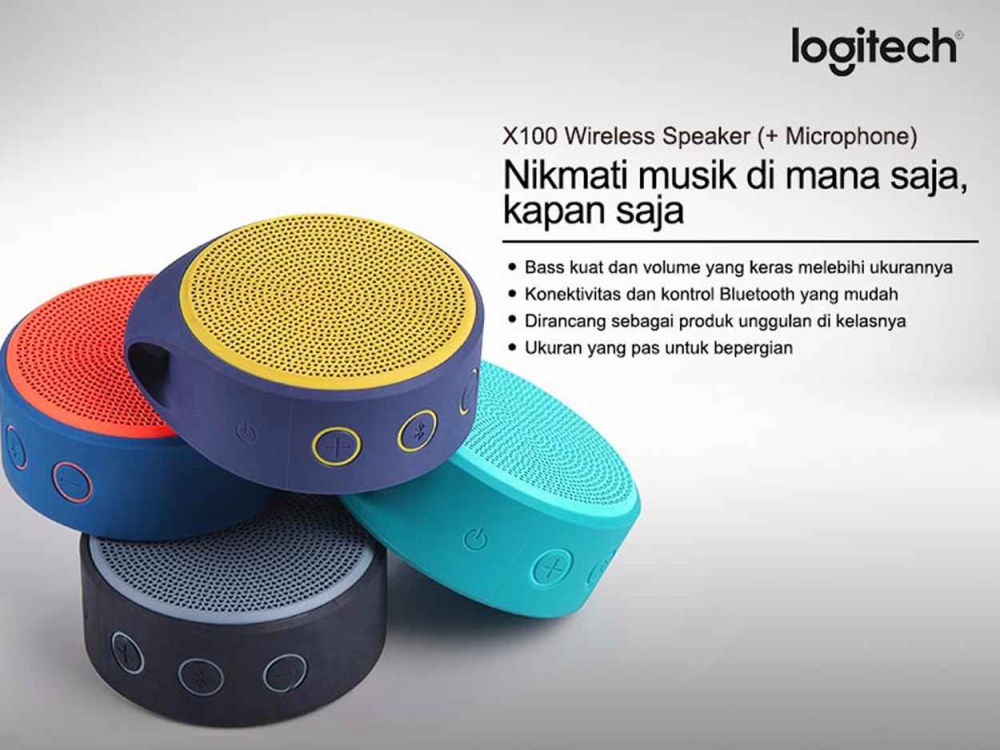 logitech x100 mobile wireless bluetooth speaker hitam lazada indonesia logitech x100 mobile wireless bluetooth speaker hitam lazada indonesia