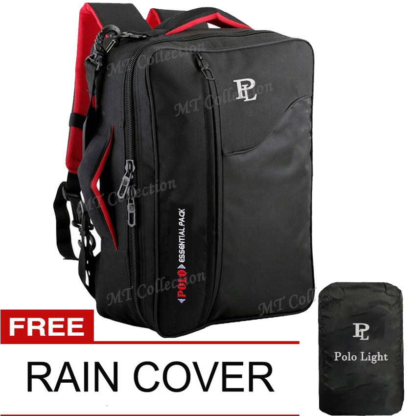 Polo Light Tas Ransel Daypack 3in1 Dengan Slot Laptop 14 