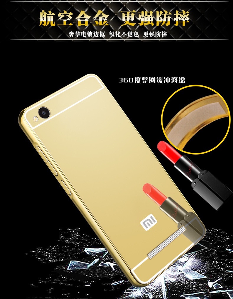 Motomo Xiaomi Redmi 3x Metal Hardcase Metal Back Cover 