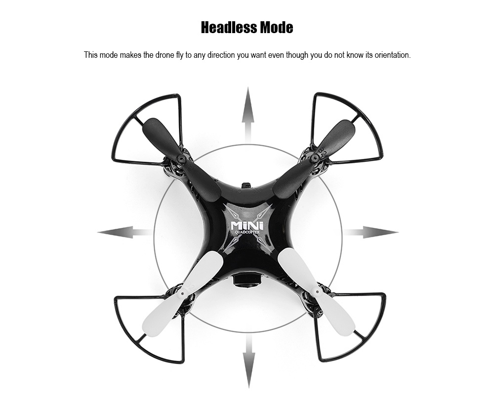 Skytech TK106RHW Mini RC Drone RTF WiFi FPV 0.3MP Camera 2.4GHz 4CH 6-axis Gryo Hand Launching G-sensor Waypoints