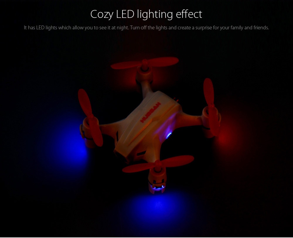 HUBSAN H002 0.3MP 2.4GHz 4CH 6 Axis Gyro Nano Brushed RC Quadcopter with Headless Mode