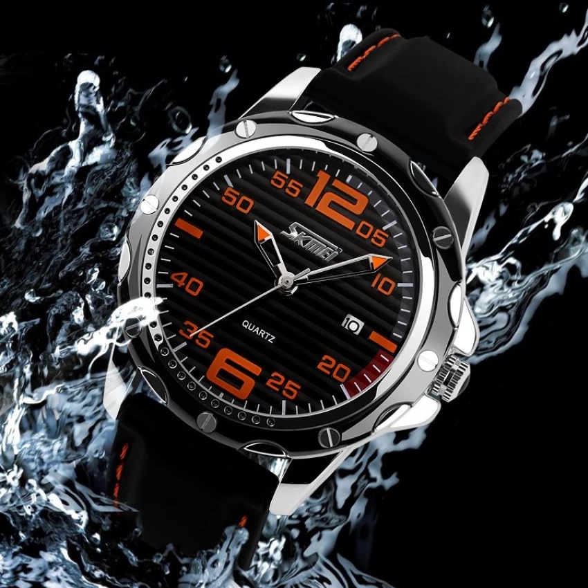 skmei mens icy 0992 jam tangan pria warna hitam oranye skmei mens icy 0992 jam tangan pria warna hitam oranye