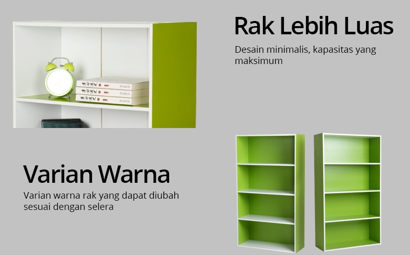 funika rak buku 4 tingkat 11242gr wh hijau putih khusus jabodetabek lazada indonesia funika rak buku 4 tingkat 11242gr wh hijau putih khusus jabodetabek lazada indonesia