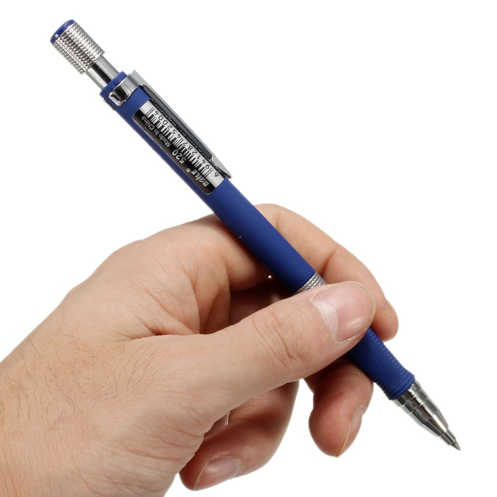 2B 2,0 mm memimpin dudukan pena gambar pensil mekanis