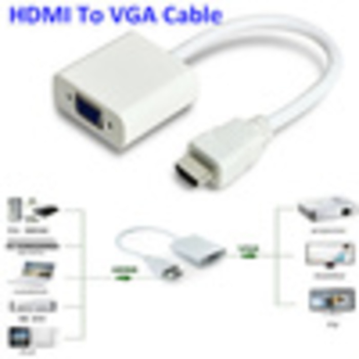 HDMI Converter to VGA Adaptor Female | Lazada Indonesia