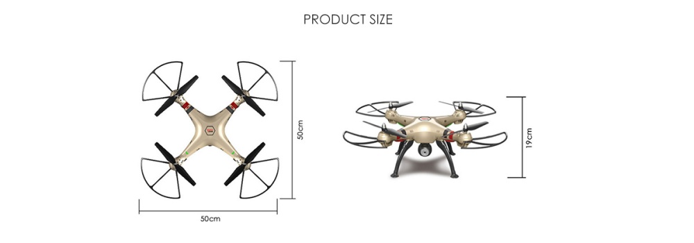 Anggaran Terbaik Drone Syma X8HW + Camera 2 Mega Pixel FPV 