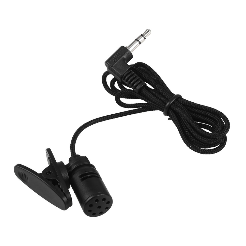 Mini Clip-On Lapel Wired Double Track Microphone MIC For SmartPhones PC - intl