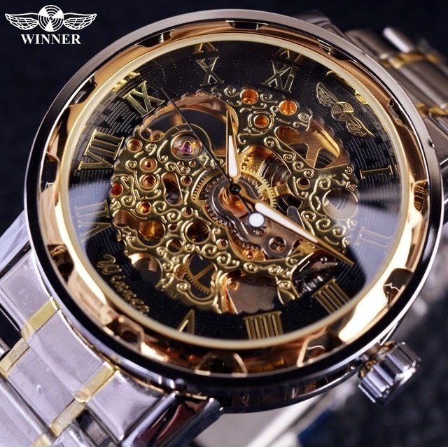 Jam Tangan Pria Top Brand Luxury Automatic Mechanical 