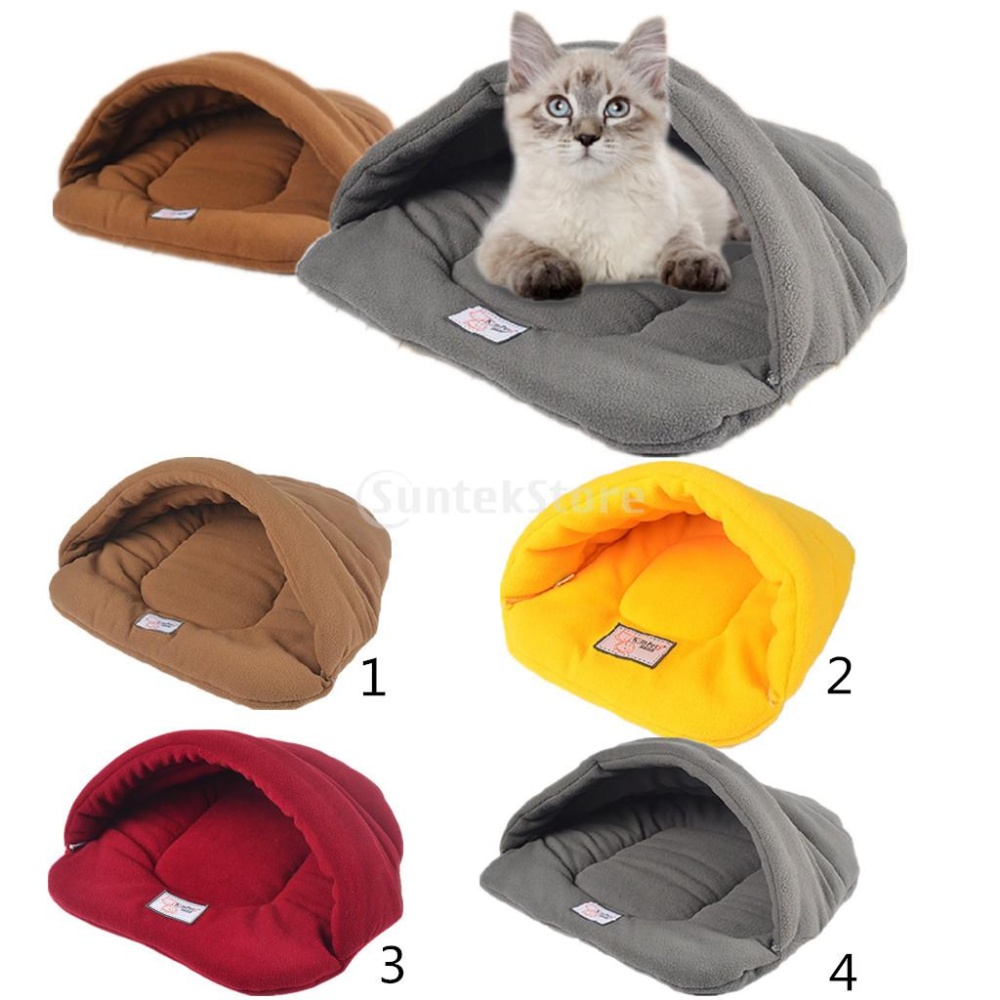 BolehDeals Anjing Peliharaan Rumah Sarang Tempat Tidur KucingKandang Dan Sleeping Bag Tikar ...