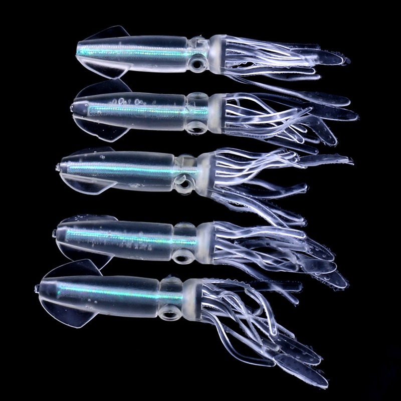 Pancing Udang Film Bercahaya Cumi-Cumi Umpan 8 cm/7.