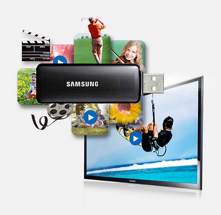 Menonton film dari USB Anda*