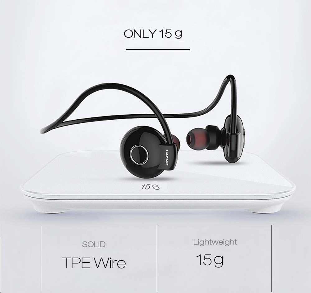 Awei A845BL Bluetooth V4.1 Noise Reduction Neckband Earphones