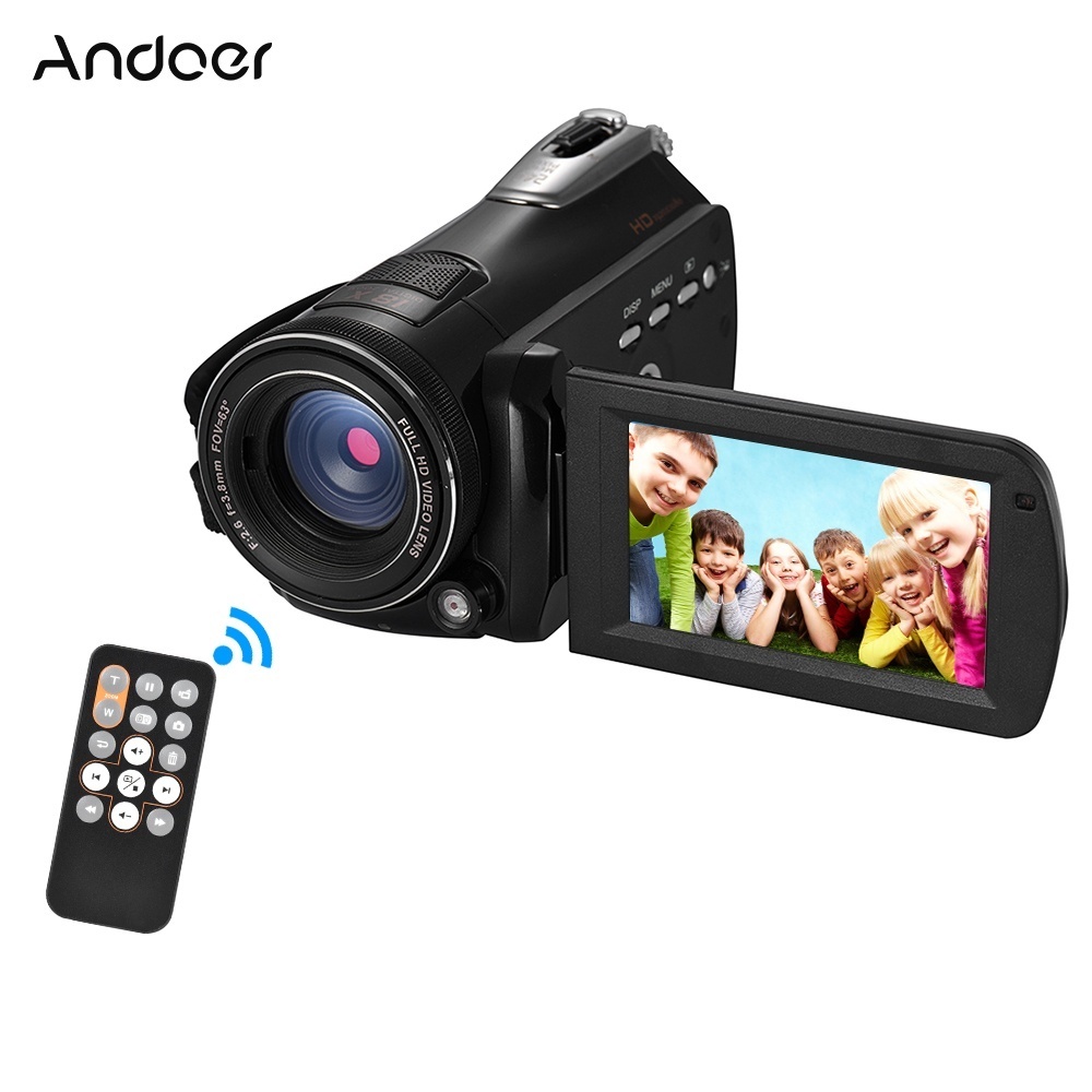 Andoer HDV-D395 Digital Video Camera DV WiFi 1080P 30fps