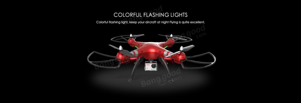 Syma X8HG 2.4G 4CH 6Axis FPV Wifi With 0.3MP HD Camera RC Quadcopter