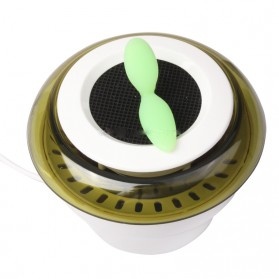 USB Powered Peace Grass Car Air Purifier - White