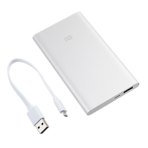Original XIAOMI 5000mAh Ultra Thin 9.9mm Power Bank For Mobile Phone